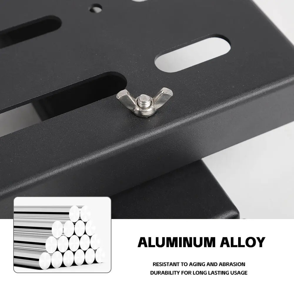 For 2018+ Jeep Wrangler JLU Aluminum Alloy Rear Window Glass Armor & Foldable Table Rack