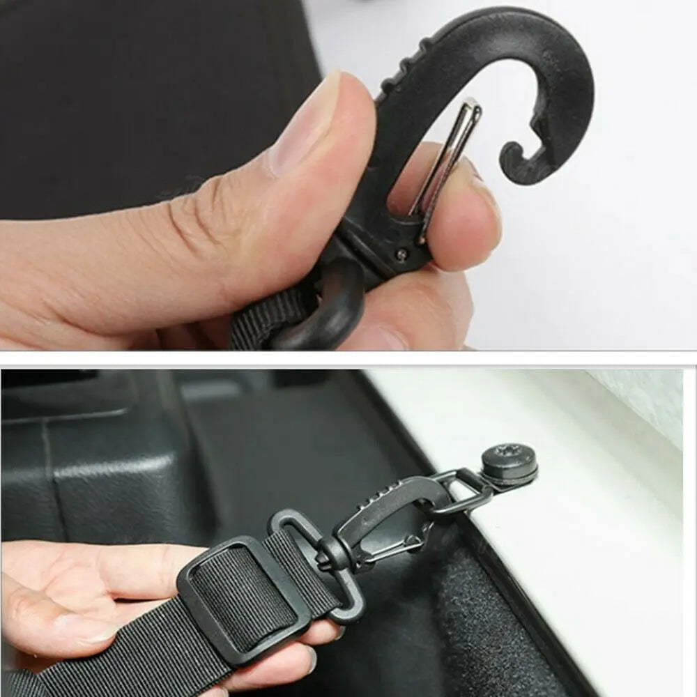 For 2018+ Jeep Wrangler JLU 4-Door Rear Cargo Cover Privacy Shade Trunk Luggage Cover Waterproof Nylon