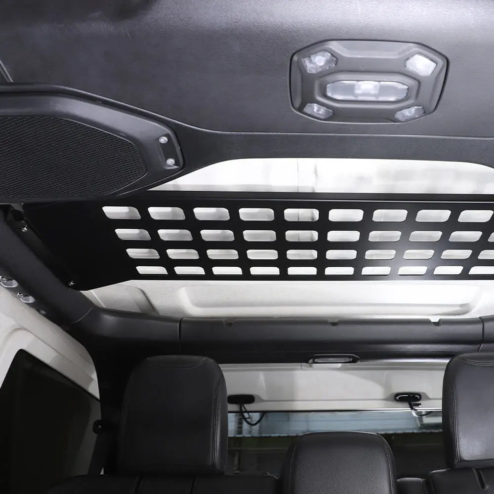 For 2018+ Jeep Wrangler JLU & Gladiator JT 4Door Metal Rear Roof Extension Bracket Rack Luggage Shelf