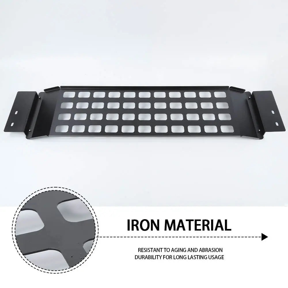 For 2018+ Jeep Wrangler JLU & Gladiator JT 4Door Metal Rear Roof Extension Bracket Rack Luggage Shelf
