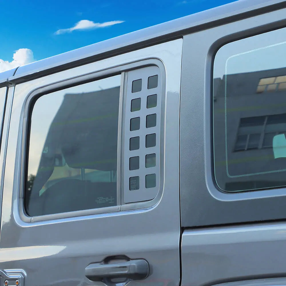 For 2018+ Jeep Wrangler JLU & Gladiator JT Rear Window Glass Cover Trim 4Door