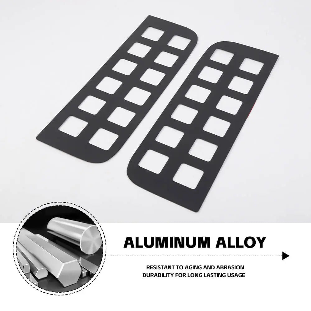 For 2018+ Jeep Wrangler JLU & Gladiator JT Rear Window Glass Cover Trim 4Door