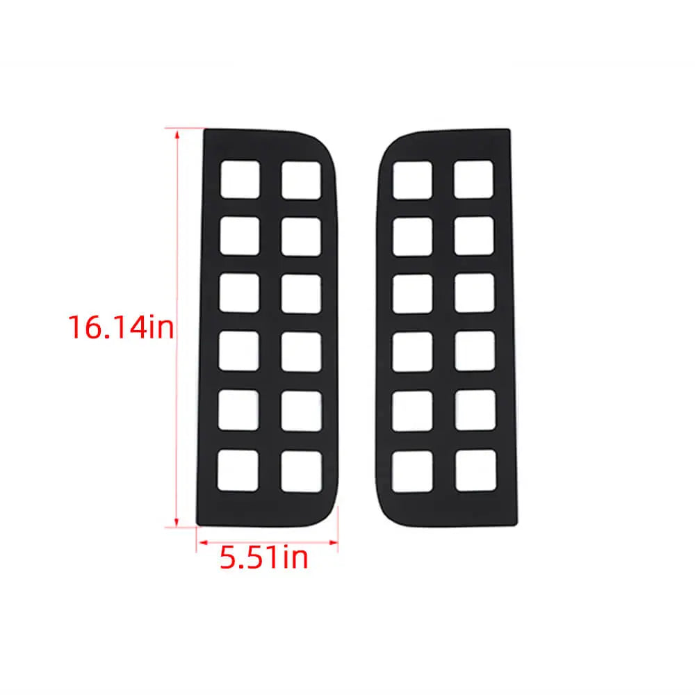 For 2018+ Jeep Wrangler JLU & Gladiator JT Rear Window Glass Cover Trim 4Door