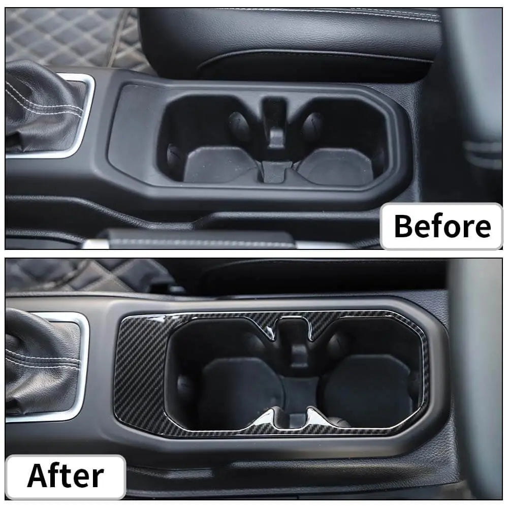 For 2018+ Jeep wangler JL JLU Gladiator JT Cup Holder Cover Frame Trim