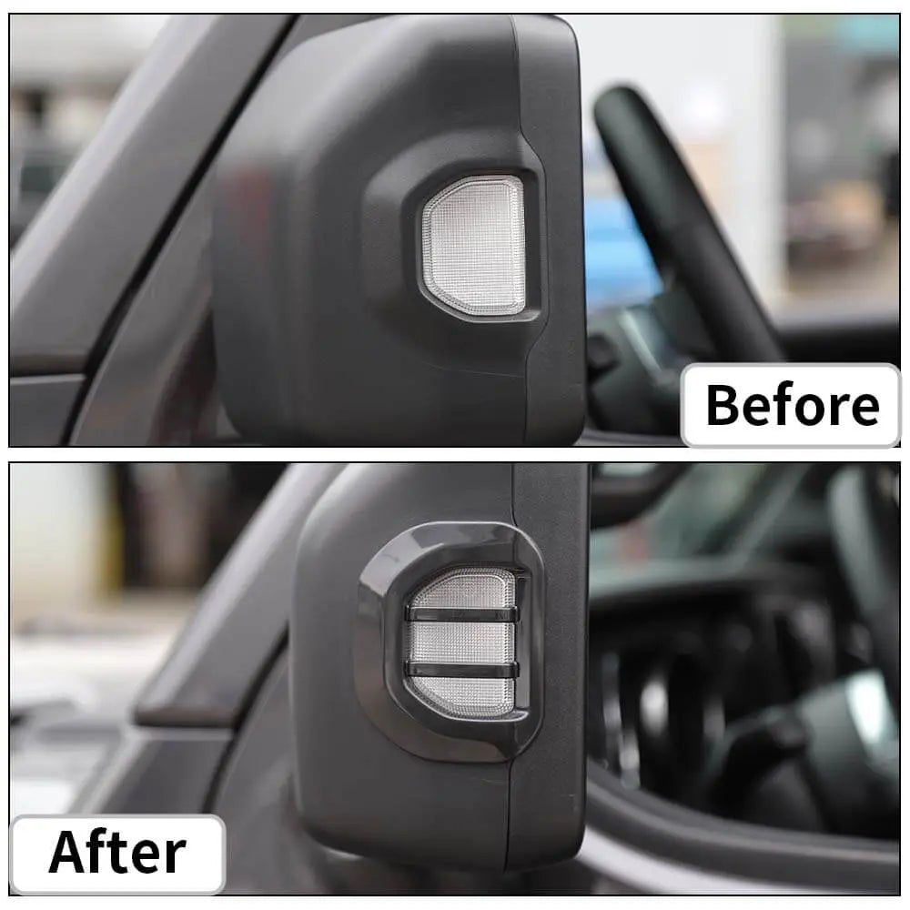For 2018+ Jeep wrangler JL JLU Rear Mirror Turn Signal Decoration Cover Trim