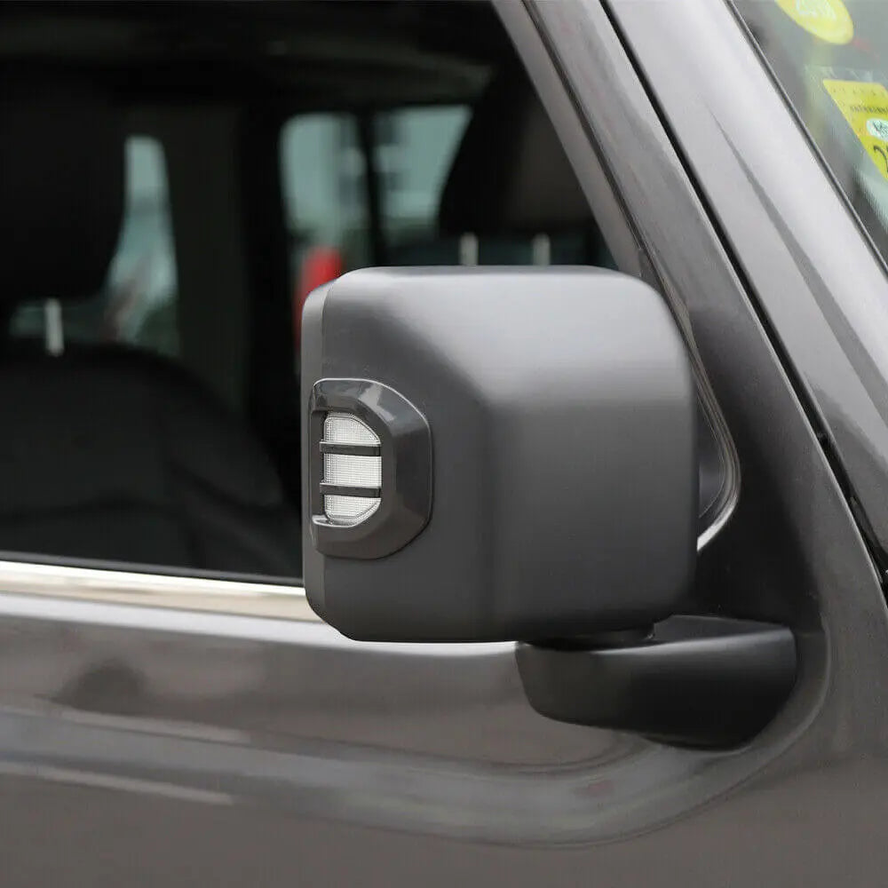 For 2018+ Jeep wrangler JL JLU Rear Mirror Turn Signal Decoration Cover Trim