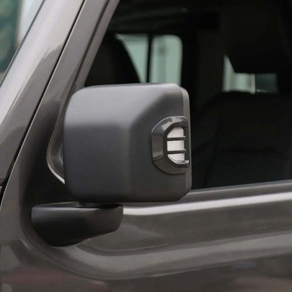 For 2018+ Jeep wrangler JL JLU Rear Mirror Turn Signal Decoration Cover Trim