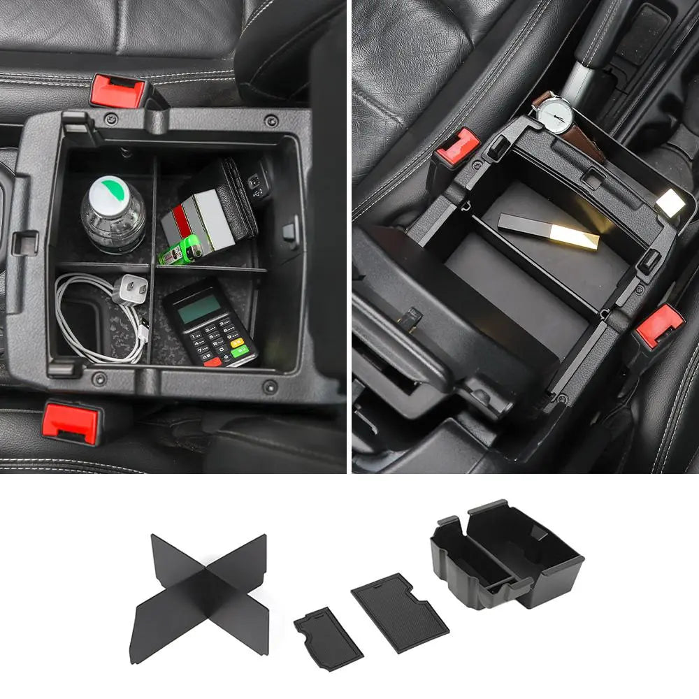 For 2018+ Wrangler JL Gladiator JT Armrest Box Divider and Organizer Storage Partition