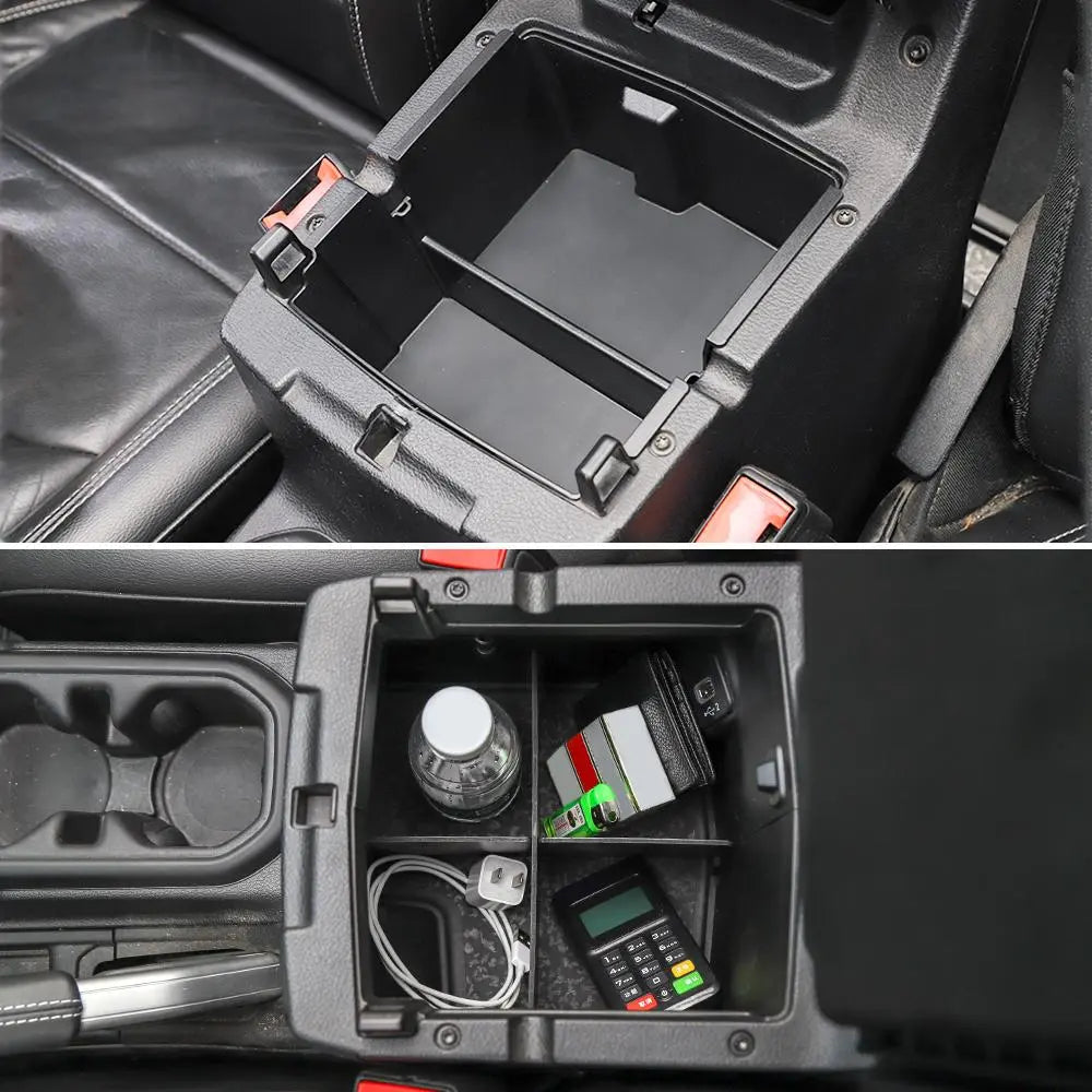 For 2018+ Wrangler JL Gladiator JT Armrest Box Divider and Organizer Storage Partition
