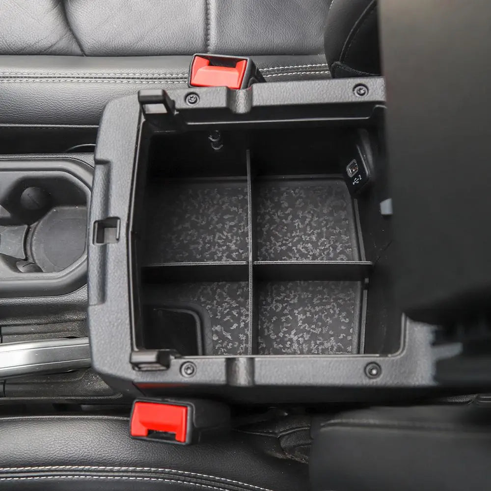 For 2018+ Wrangler JL Gladiator JT Armrest Box Divider and Organizer Storage Partition