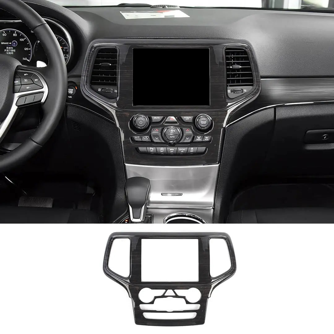 For 2019-2021 Jeep Grand Cherokee WK2 Interior Central Navigation Panel, Center Control GPS Cover Trim