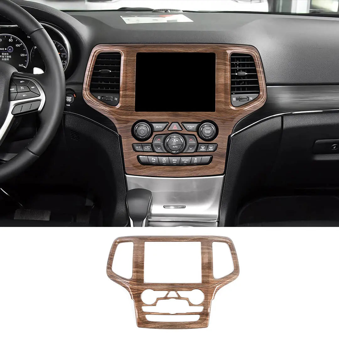 For 2019-2021 Jeep Grand Cherokee WK2 Interior Central Navigation Panel, Center Control GPS Cover Trim