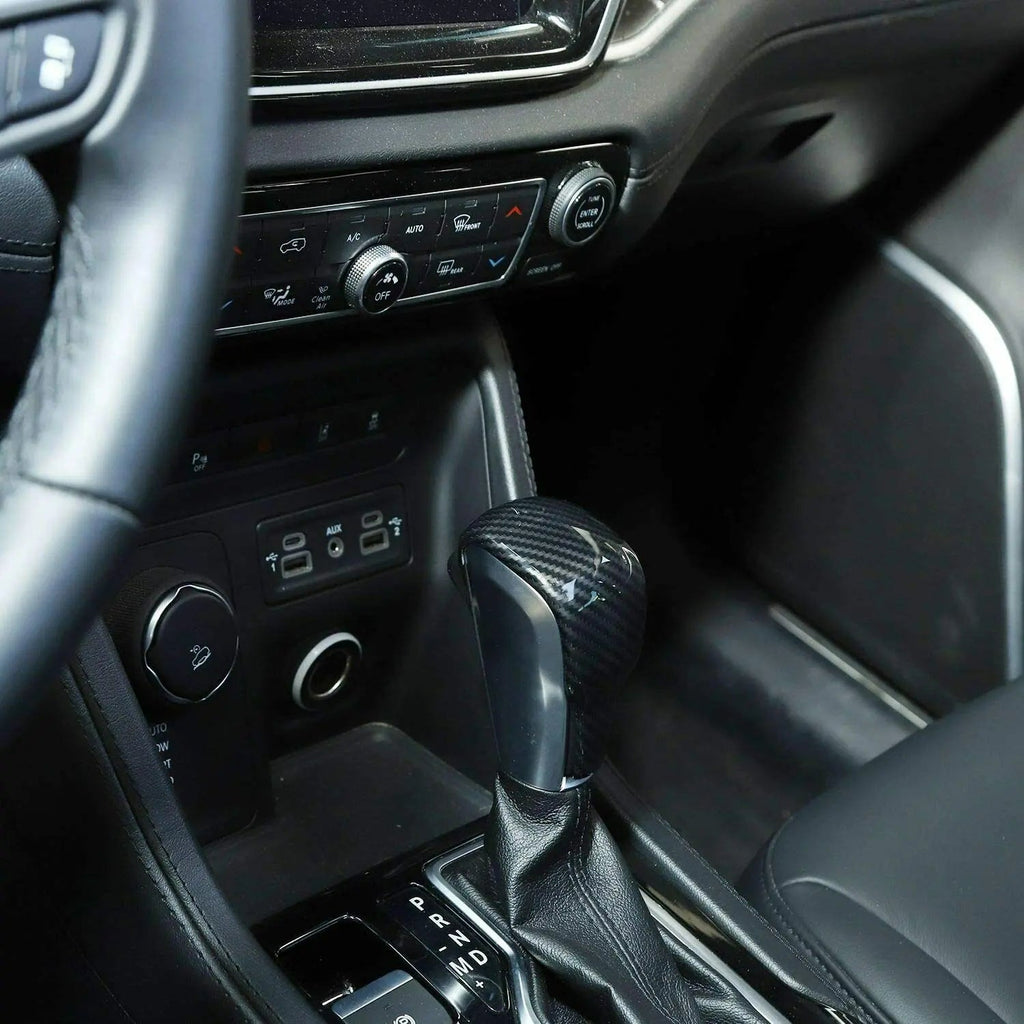 For 2019+ Jeep Cherokee Car Gear Shift Knob Trim Cover