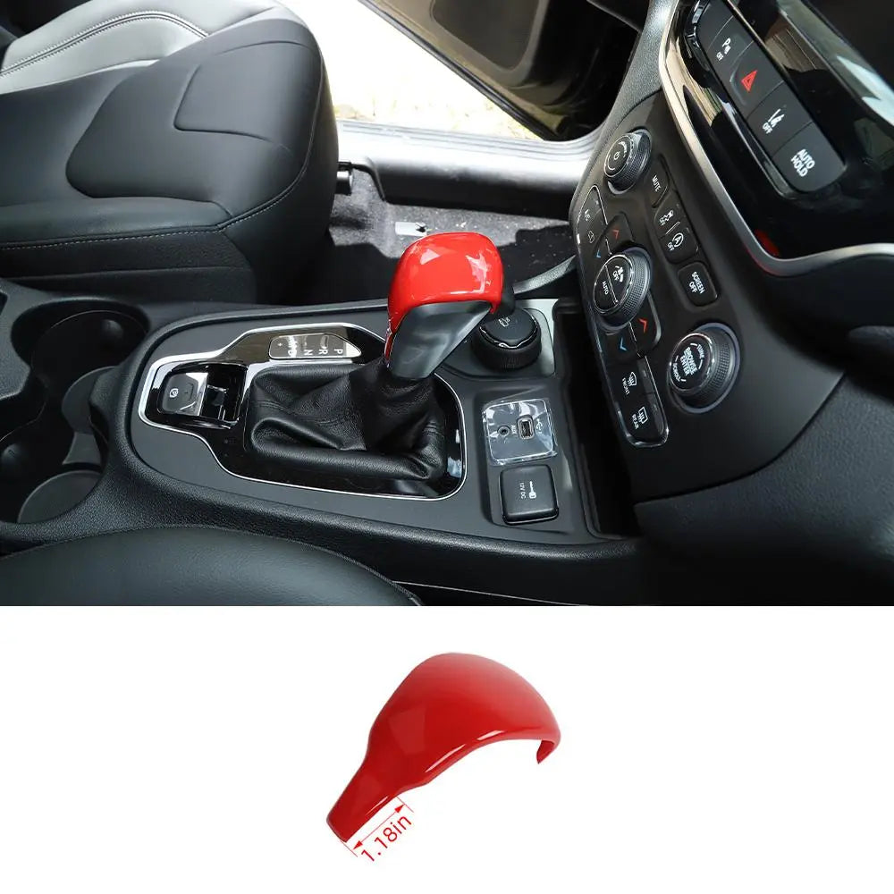 For 2019+ Jeep Cherokee Car Gear Shift Knob Trim Cover