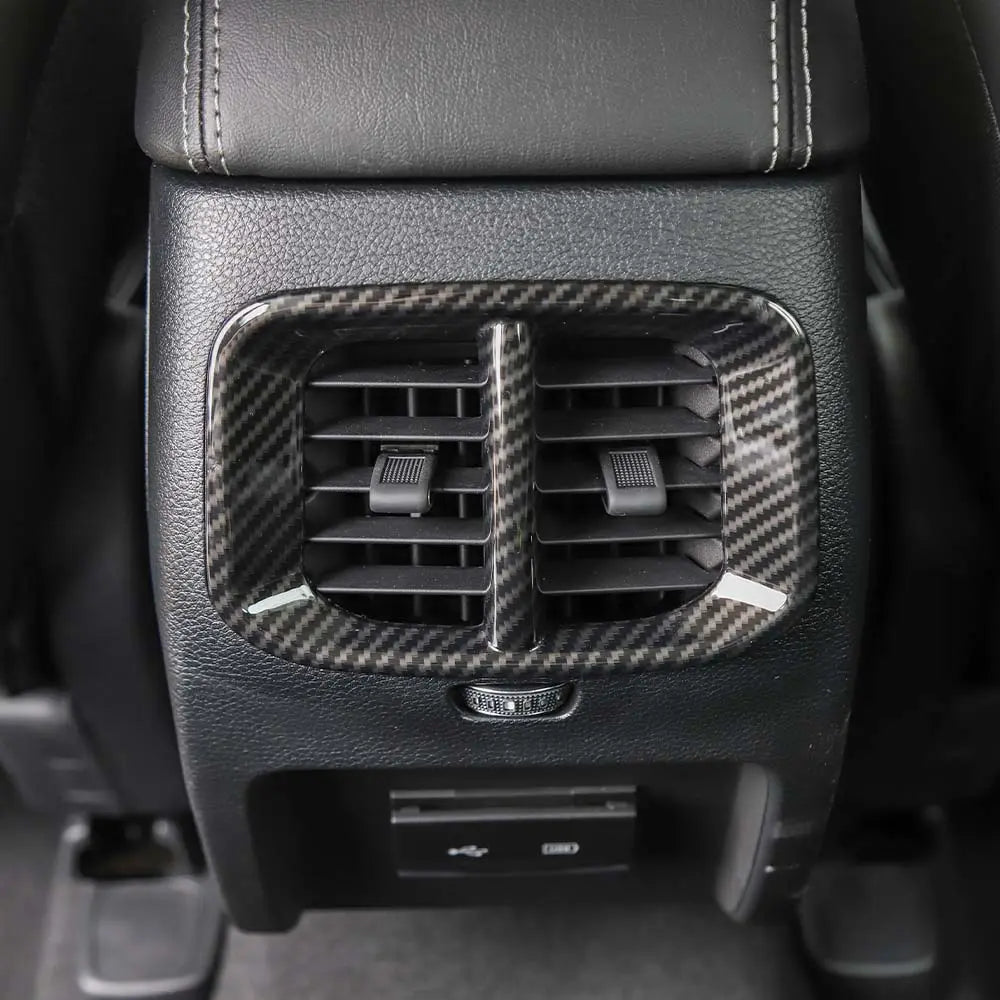 For 2019+ Jeep Cherokee Dashboard Side & Rear Air Vent Outlet Cover Trim Bezels