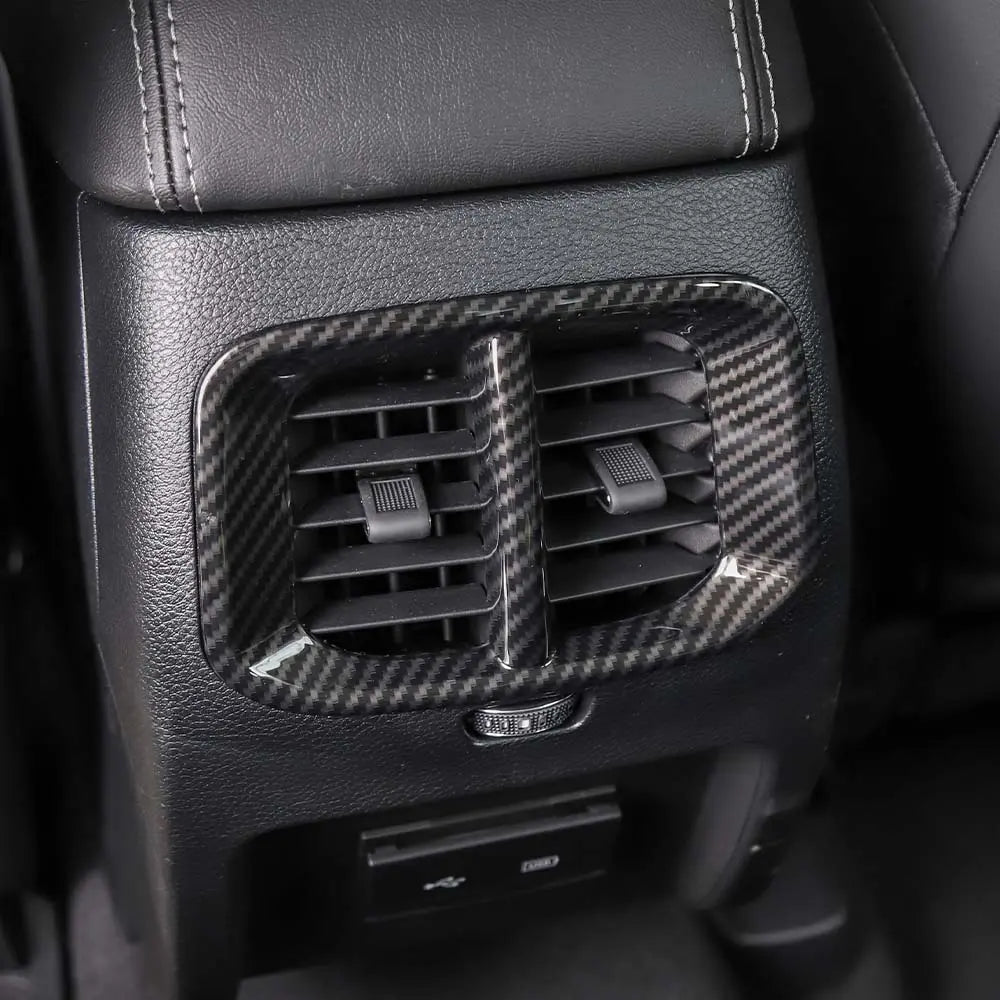 For 2019+ Jeep Cherokee Dashboard Side & Rear Air Vent Outlet Cover Trim Bezels