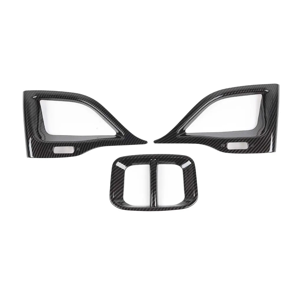For 2019+ Jeep Cherokee Dashboard Side & Rear Air Vent Outlet Cover Trim Bezels