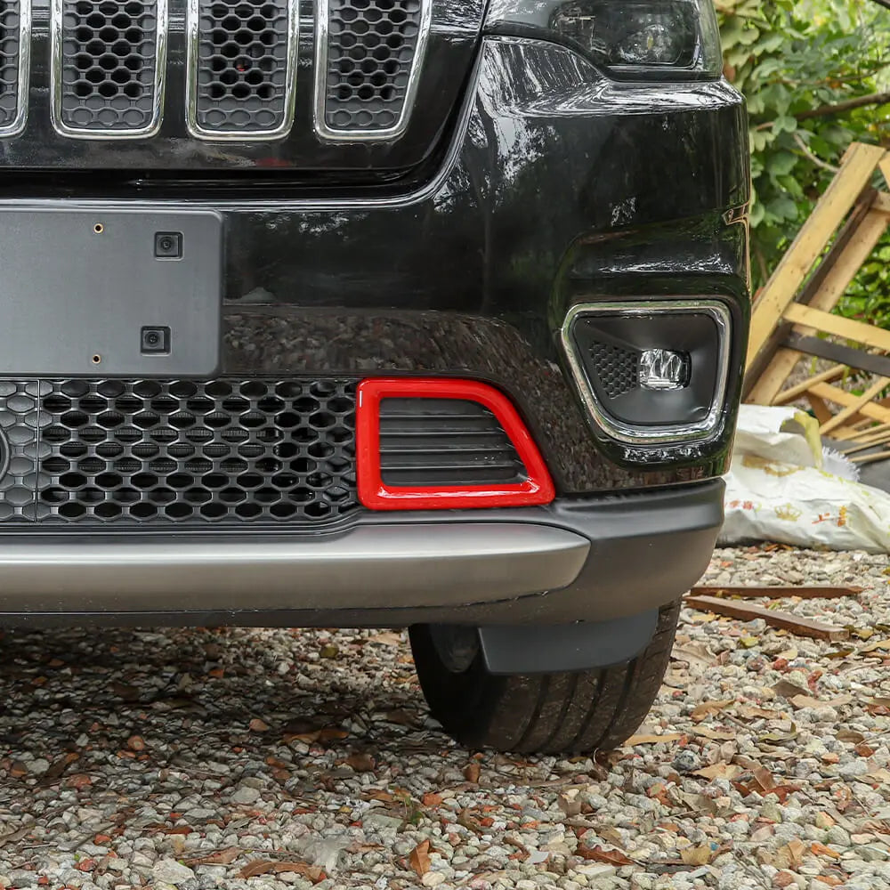 For 2019+ Jeep Cherokee Front Bumper Air Inlet Vent Cover Trim