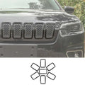 For 2019+ Jeep Cherokee Front Grille Inserts Cover Trim Kit