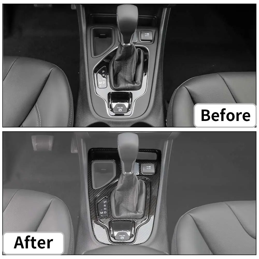 For 2019+ Jeep Cherokee Gear Shift Panel Frame Cover Trim