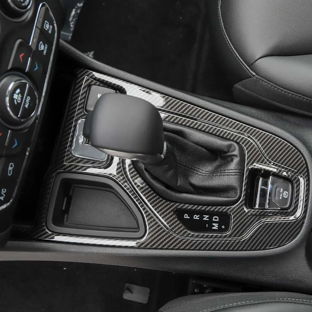 For 2019+ Jeep Cherokee Gear Shift Panel Frame Cover Trim
