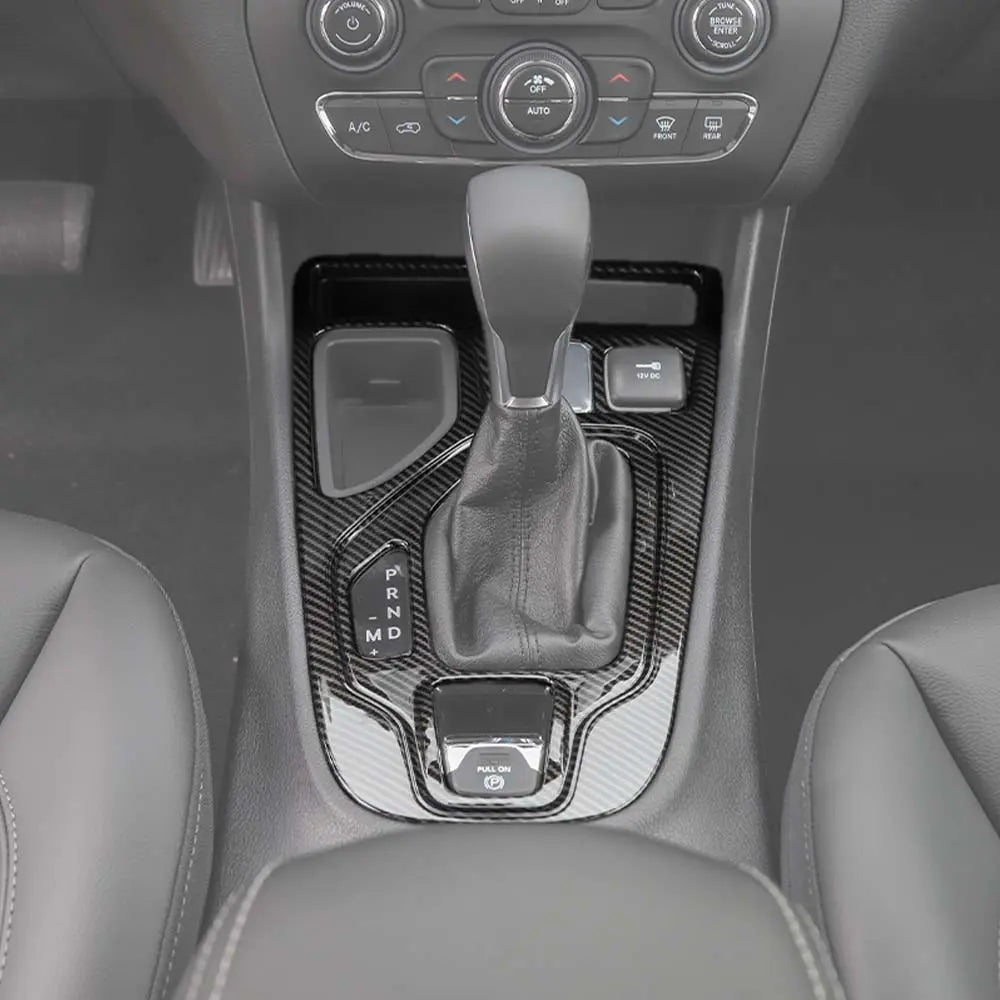For 2019+ Jeep Cherokee Gear Shift Panel Frame Cover Trim