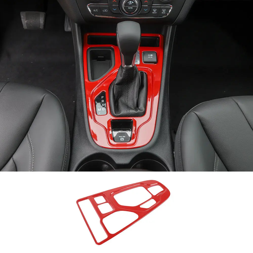 For 2019+ Jeep Cherokee Gear Shift Panel Frame Cover Trim