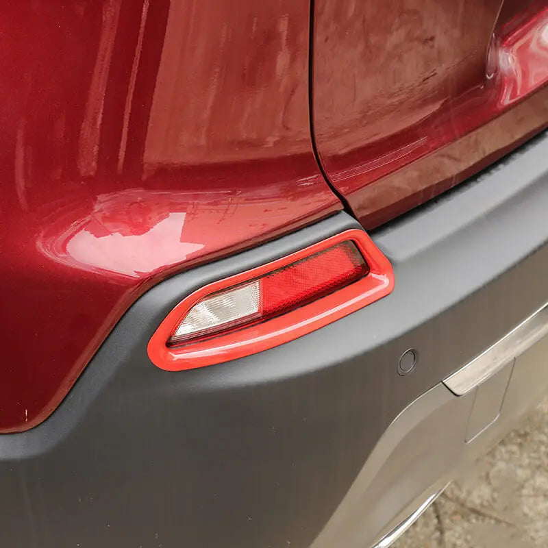 For 2019+ Jeep Cherokee Rear Fog Light Lamp Trim Bezel Decor