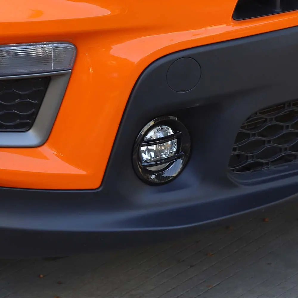 For 2019+ Jeep Renegade 2x Exterior Front Fog Light Lamp Guards Bezel Trim
