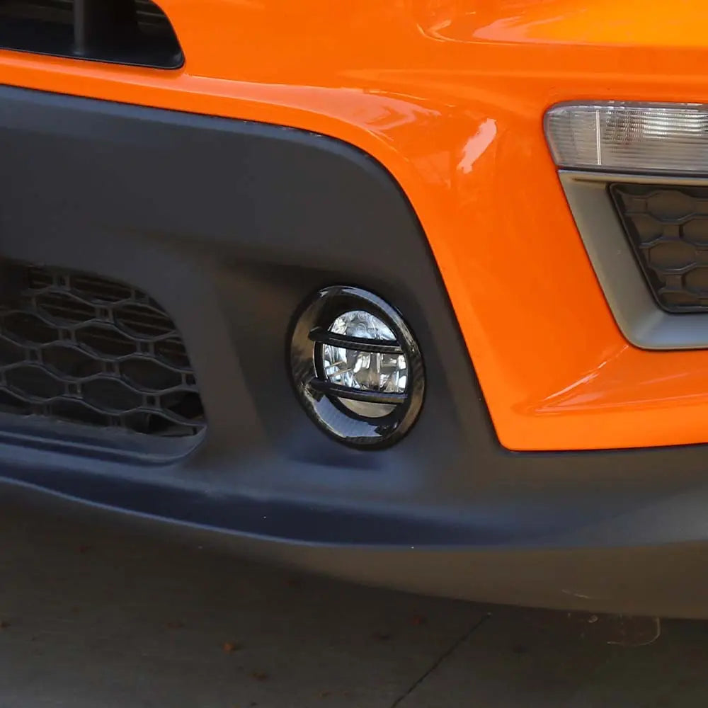 For 2019+ Jeep Renegade 2x Exterior Front Fog Light Lamp Guards Bezel Trim