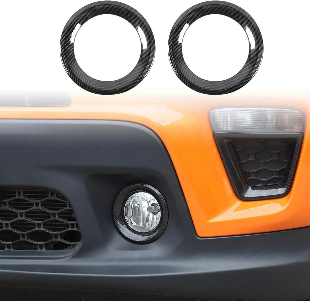 For 2019+ Jeep Renegade ABS Front Fog Light Lamp Ring Bezels Trim