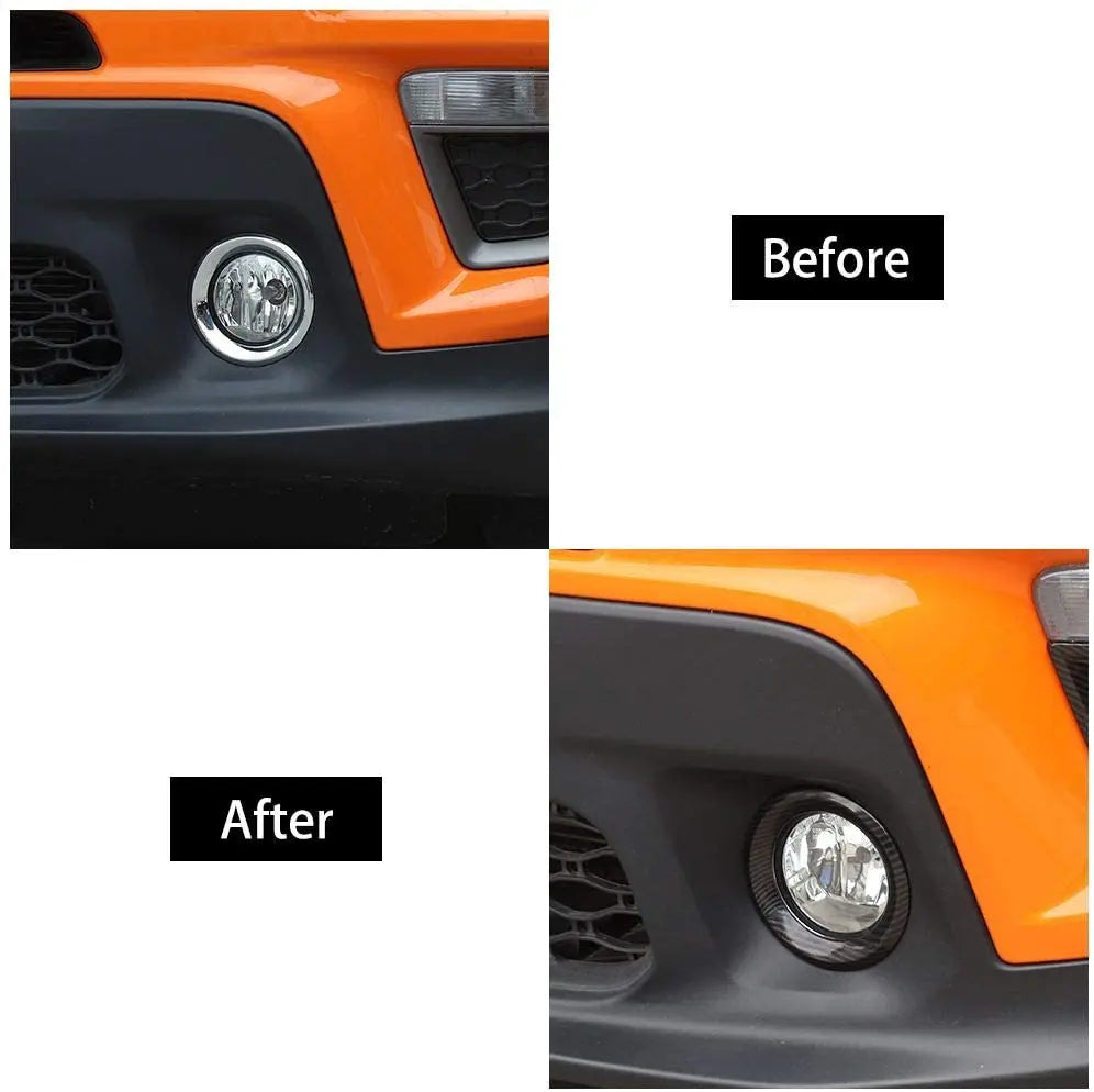 For 2019+ Jeep Renegade ABS Front Fog Light Lamp Ring Bezels Trim