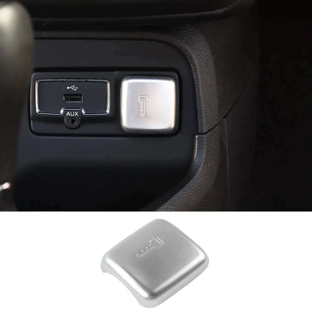 For Jeep 2018+ Renegade/ 2019+ Cherokee Car Cigarette Lighter Decorative Trim