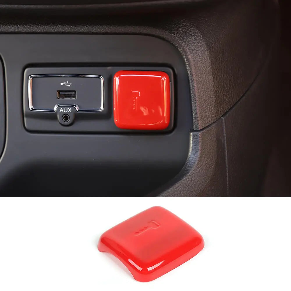 For Jeep 2018+ Renegade/ 2019+ Cherokee Car Cigarette Lighter Decorative Trim