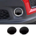For 2019+ Jeep Renegade Front Fog Light Lamp Covers Trim Decor Smoked Black