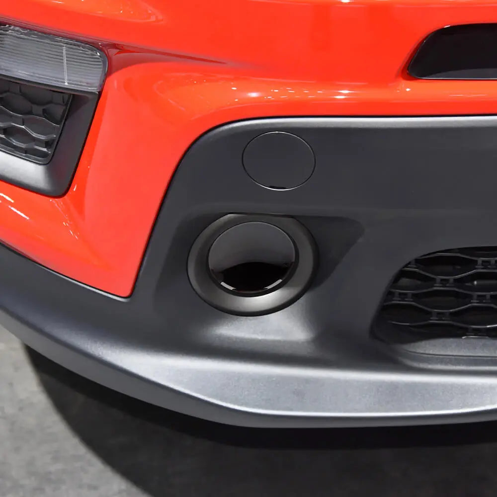 For 2019+ Jeep Renegade Front Fog Light Lamp Covers Trim Decor Smoked Black