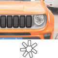 For 2019+ Jeep Renegade Front Grille Inserts Cover Trim Kit