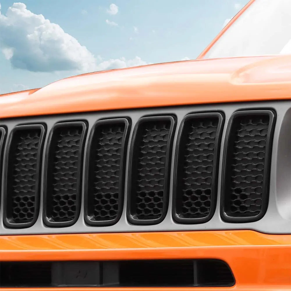 For 2019+ Jeep Renegade Front Grille Inserts Cover Trim Kit