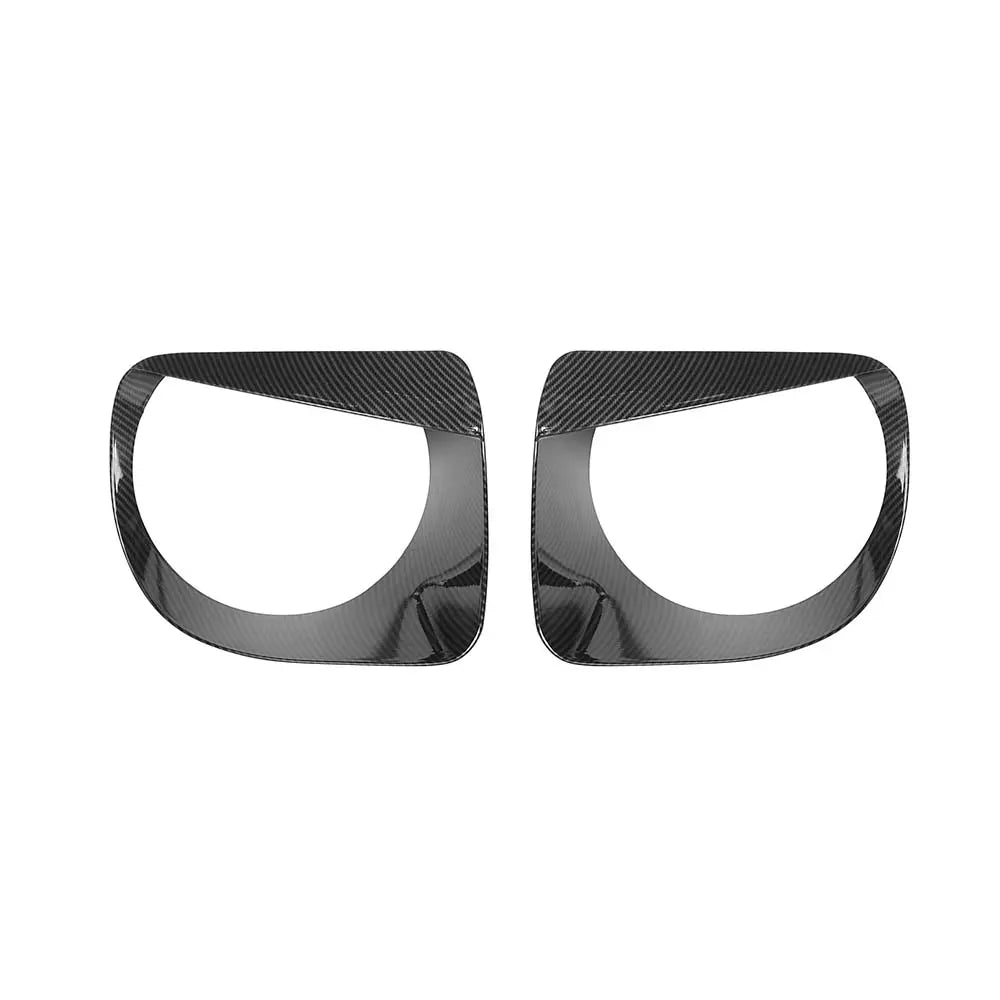 For 2019+ Jeep Renegade Headlight Bezels Angry Eyes Head Lamp Ring Trim Bezels