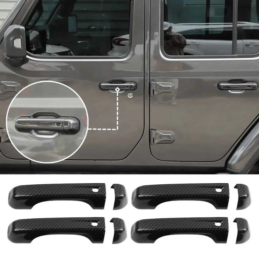 For 2020+ Jeep Gladiator JT 4-Door – Exterior Door Handle Cover Trim