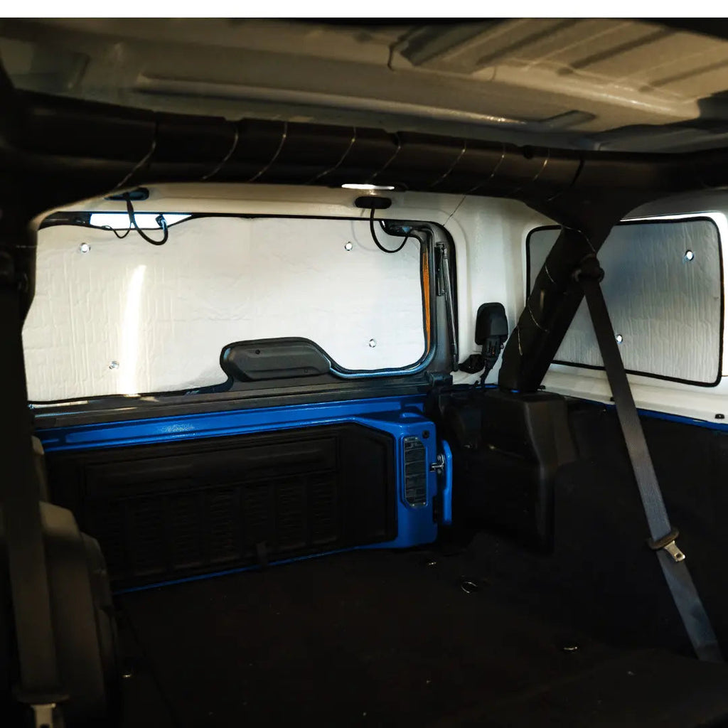 For 2018+ Jeep Wrangler JL JLU 4-Door Windshield Sunshade Side Full Window Sunscreen Heat Insulation Sun Visor 8PCs