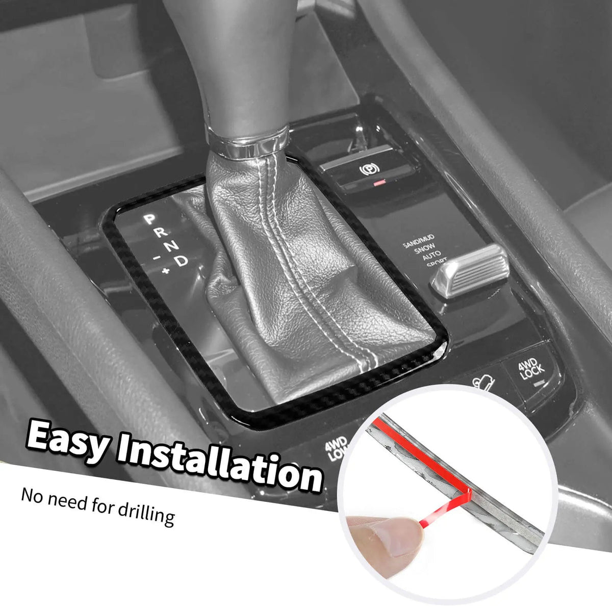 For 2022+ Jeep Compass Gear shift selector Frame Cover Trim
