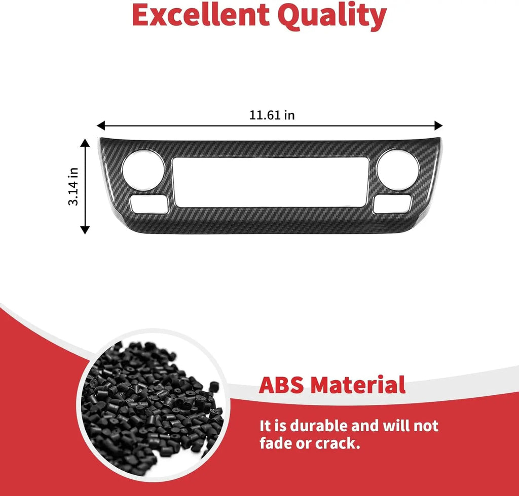 For 2022+ Jeep Compass Interior Air Conditioning Control Panel Trim Cover