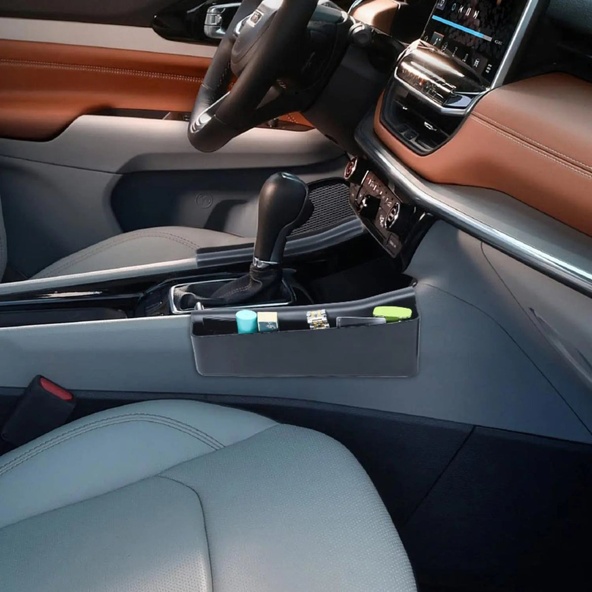 For 2022+ Jeep Compass Interior Gear Shift Storage Box Organizer Tray – Center Console Organizer