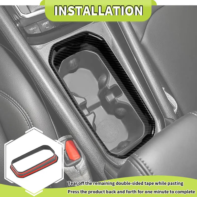 For 2022+ Jeep Compass Central Water Cup Holder Ring Cover Trim