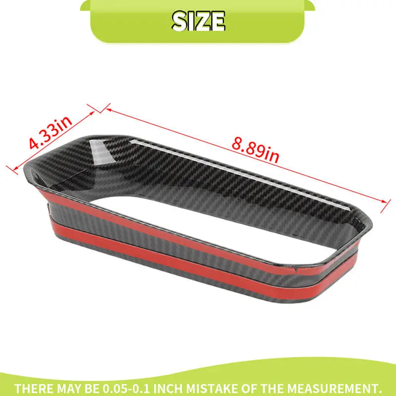 For 2022+ Jeep Compass Central Water Cup Holder Ring Cover Trim