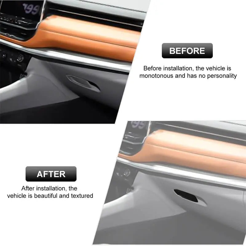 For 2022+ Jeep Compass Co-pilot Storage Box Switch Panel Cover Trim