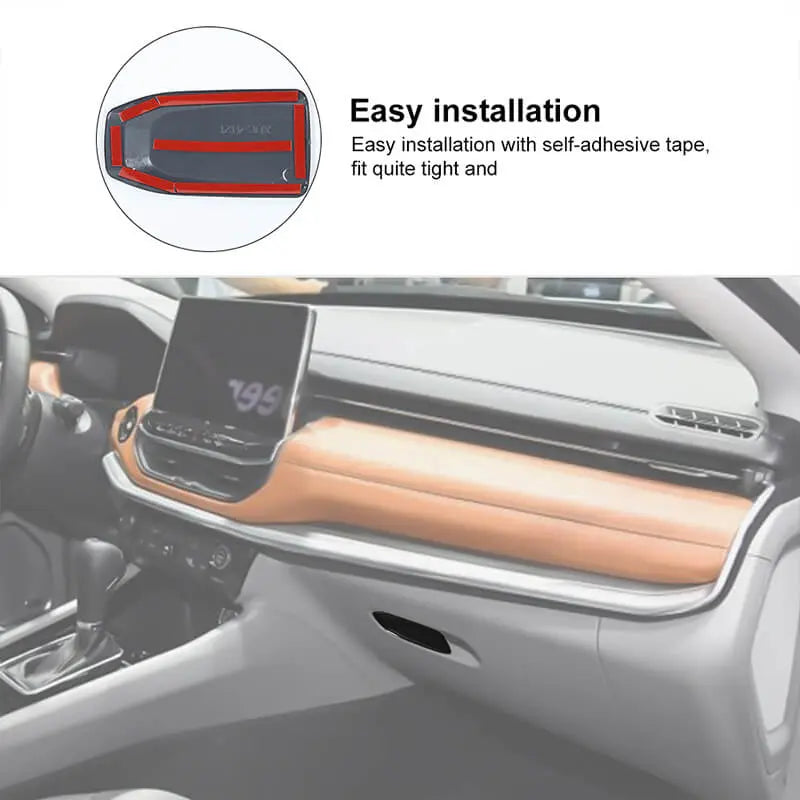 For 2022+ Jeep Compass Co-pilot Storage Box Switch Panel Cover Trim
