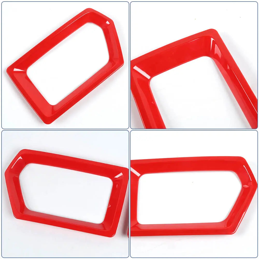 For 2022+ Jeep Compass Front Bumper Grill Frame Bezel Cover Decoration Trim