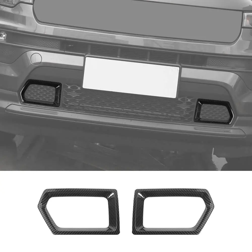 For 2022+ Jeep Compass Front Bumper Grill Frame Bezel Cover Decoration Trim